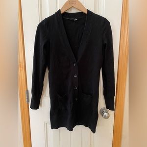 H&M black long cardigan ⭕️3/$15⭕️